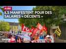À Troyes, une manifestation contre l'austérité et pour une augmentation des salaires