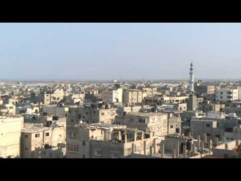 Rafah morning skyline as Israel-Hamas conflict rages