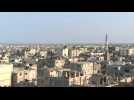 Rafah morning skyline as Israel-Hamas conflict rages
