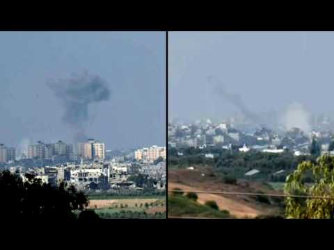 Exchange of Israeli strikes and Hamas rockets in Gaza