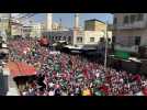 Thousands of Jordanians rally in support of Gaza
