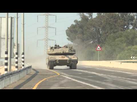 Israeli tanks deploy near Gaza border