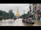 En Birmanie, d'importantes inondations dans le sud après des pluies records