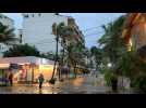 Hurricane Lidia hits Mexico's Pacific coast
