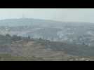 Scene on Lebanon-Israel border as Hezbollah says it fired missiles