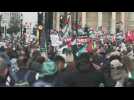 March and rally in solidarity with Palestinians in central London