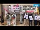 VIDEO. «Pas besoin d'être riverain pour se sentir concerné» : à Saint-Nazaire, 400 manifestants face à l'usine Yara