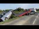 Impressionnant accident de la circulation à Radinghem-en-Weppes