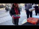 VIDÉO. Le collectif Coiff dans la rue Caen a distribué ses boîtes de Noël