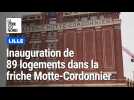 Armentieres - inauguration de 89 logements dans la friche Motte Cordonnier