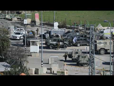 Israeli forces on scene of suspected ramming attack in Hebron