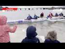 VIDEO. A Pornichet, le Père Noël arrive en kayak par la mer