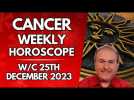 Cancer Horoscope Weekly Astrology from 25th December 2023