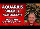 Aquarius Horoscope Weekly Astrology from 25th December 2023