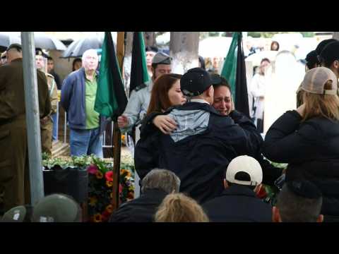 Funeral of Israeli soldier killed on northern border with Lebanon