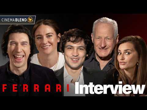 'Ferrari' Interviews With Adam Driver, Shailene Woodley, Penélope Cruz And More