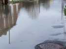 Inondations : à Merville, l'eau monte parfois jusqu'à près d'un mètre à certains endroits.