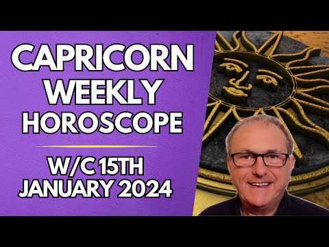 Capricorn Horoscope Weekly Astrology from 15th January 2024