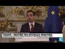 Nouveau gouvernement : passation de pouvoir entre Colonna et Séjourné au ministère des Affaires étrangères