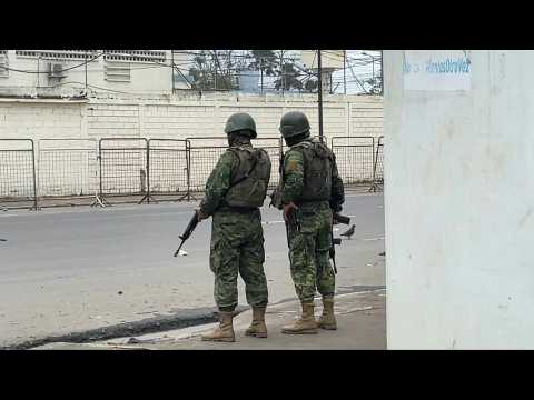 Ecuador's armed forces deployed outside Machala prison