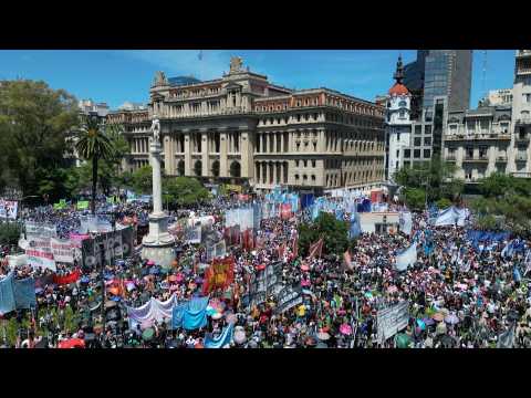 Thousands march against Milei's deregulation of Argentina economy