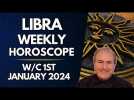 Libra Horoscope Weekly Astrology from 1st January 2024