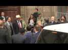 US delegation led by Blinken arrives at Mexico's National Palace