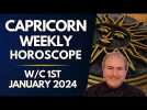 Capricorn Horoscope Weekly Astrology from 1st January 2024