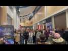 Longuenesse : flashmob surprise dans la galerie Auchan par les 500 voix pour Queen