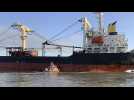 Un navire commercial heurte une mine russe en mer Noire