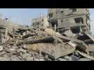 Homes flattened in northern Gaza's Beit Lahia after air strikes