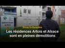 Bruay-la-Buissière : de la résidence Artois à la résidence Alsace, les travaux de démolitions avancent en centre-ville