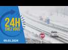 Tentative de braquage, alerte à la neige : « 24 heures chez vous », le 9 janvier 2024