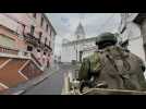 Soldiers patrol streets of Quito amid surge in gang violence
