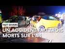 Un accident sur l'A4 après Reims vers Paris fait 2 morts