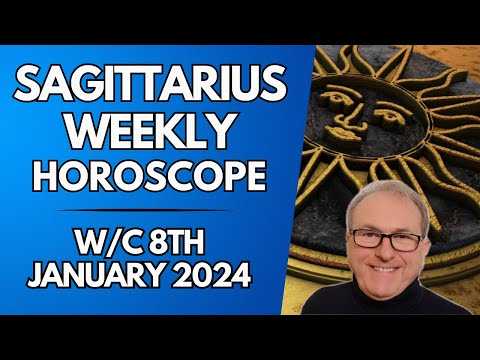 Sagittarius Horoscope Weekly Astrology from 8th January 2024