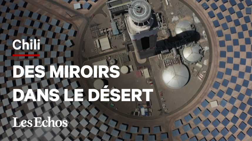 Illustration pour la vidéo L’impressionnante centrale solaire thermique dans le désert d’Atacama