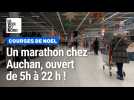 Noël : on était à l'ouverture d'Auchan Noyelles-Godault... à 5 heures du matin