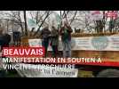 Beauvais : manifestation en soutien à Vincent Verschuere