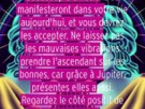Horoscope du jour du vendredi 22 décembre 2023