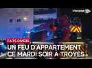 Un feu d'appartement ce mardi soir à Troyes