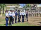 French PM arrives to celebrate New Year's Eve with the military in French Guiana
