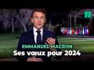 Pour ses vSux 2024, Emmanuel Macron brandit « l'action » pour masquer ses difficultés