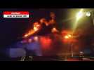 VIDÉO. Les sapeurs-pompiers ont filmé l'incendie du Leclerc de Honfleur