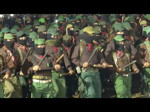 Ceremony in Mexico to celebrate 30th anniversary of Zapatista uprising