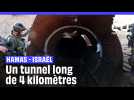 Guerre Hamas-Israël: L'armée israélienne révèle « le plus grand tunnel » de la bande de Gaza