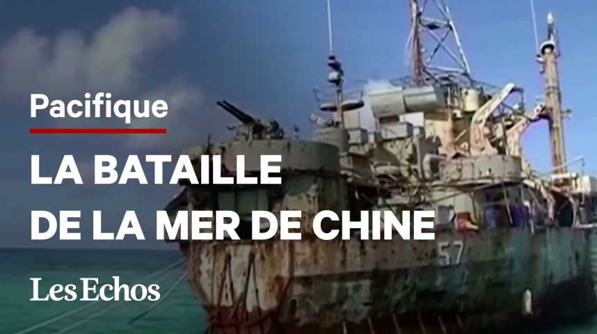 Illustration pour la vidéo Mer de Chine méridionale : nouveaux accrochages entre la Chine et les Philippines