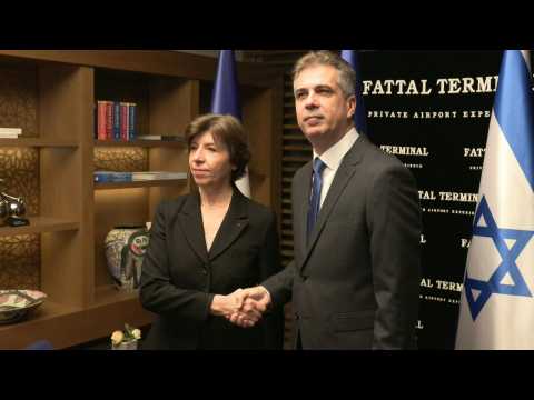 French top diplomat meets Israeli counterpart in Tel Aviv