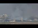 Smoke and destruction in Gaza, seen from Israel - Label : AFPTV - First images - Category : News
