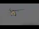 Israeli helicopter flies near Gaza